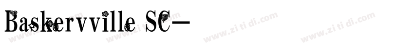 Baskervville SC字体转换